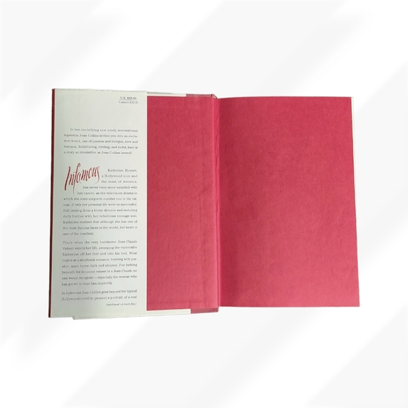 📌 *Book - Infamous - Joan Collins - Hardcover - Picture 7 of 11